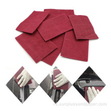Красный серый цветовой подушечный шлифт наждачная бумага